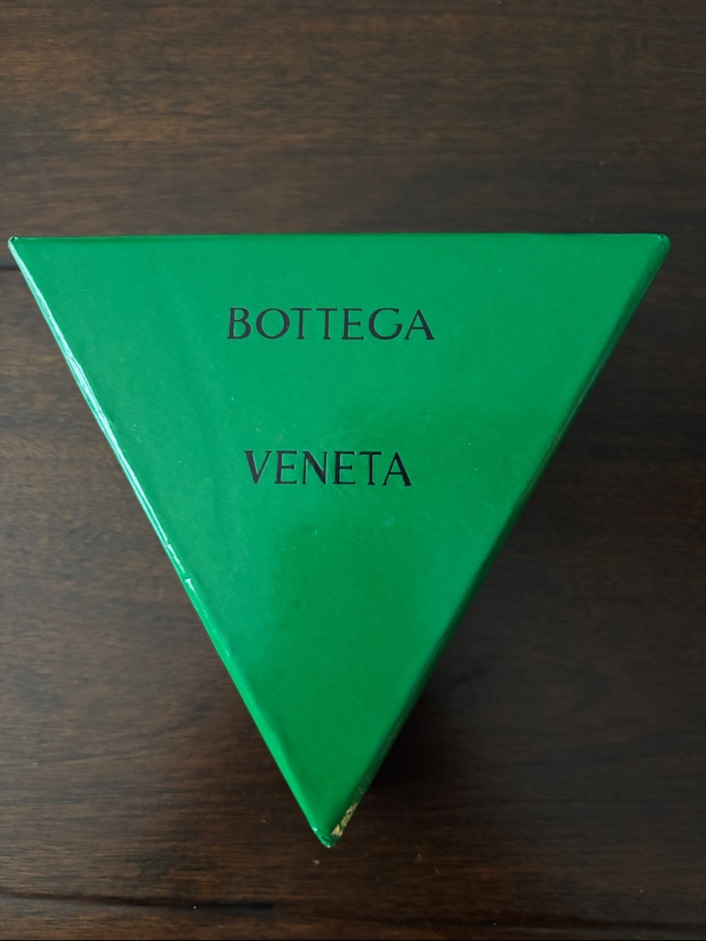 Bottega Veneta Bright Green Triangular Gift Box